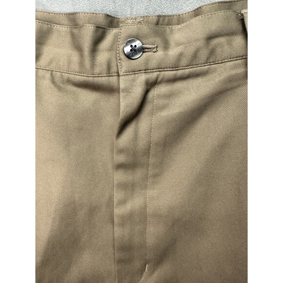 Nike Golf DriFit Mens Shorts Size 40 Tan Khaki Chino Zip Fly Pleated STAINS - Picture 10 of 16